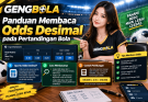 Panduan Membaca Odds Desimal pada Pertandingan Bola